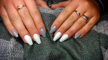 Beauty-alarm: gebreide nagels voor de wintermaanden