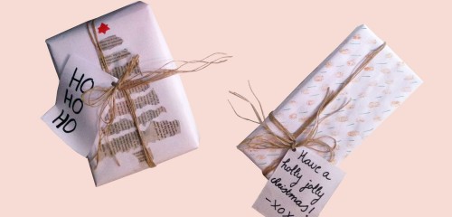 DIY: inpakpapier voor de feestdagen