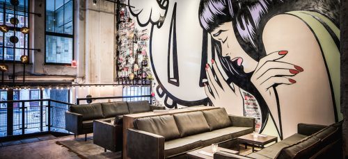Street Art Bar en Restaurant de Bajes, Amsterdam